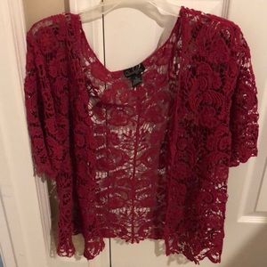 New magenta pink crotchet piece - XL